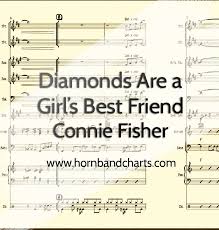 Diamonds Are A Girls Best Friend Horn Chart Pdf Horn Band
