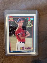 Of idaho falls, idaho, wrote in to share why the. I Picked Up This Card When I Was In Desert Storm Chipper Jones Rookie Card Baseballcards