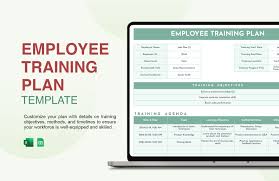 employee training plan template in