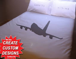 Airplane Bedding Duvet Cover Sheets