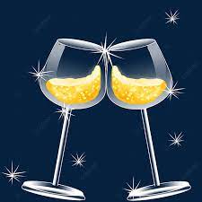 Champagne Glass Cheers Clipart