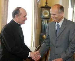 President of the Republic of Slovenia > President Dr Janez Drnovšek visited  the Archdiocese of Maribor to decorate Archbishop and Metropolitan Franc  Kramberger for his outstanding services to Slovenia in the civil,