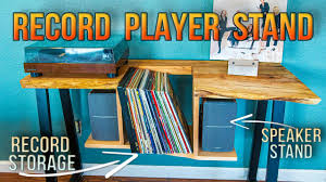 build your own diy record player stand