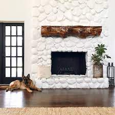 rock fireplaces stone fireplace makeover