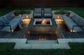 Outdoor Space With A Diy Fire Pit