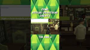 desativar cheats no the sims 4