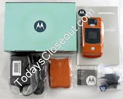 Insert an unauthorized sim card and turn on your phone. Motorola Razr V3x 3g Orange Gsm Unlocked Factory Refurbished Cellphone Wholesale Cell Phones Liquidation Bluetooth