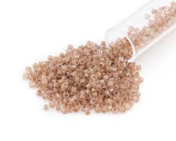 Miyuki Delica Seed Bead 11 0 Color Lined Tan 3 Gram Tube