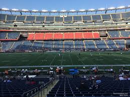 Gillette Stadium Section 131 New England Patriots