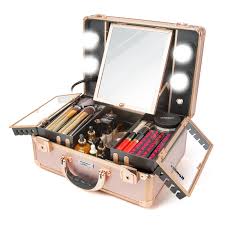 kemier makeup train case cosmetic