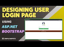 designing login page in asp net with