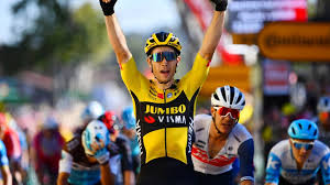 Wout van aert celebrates tour de france sprint win. Tour De France Van Aert Gewinnt Siebte Etappe