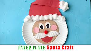 paper plate santa craft happy toddler