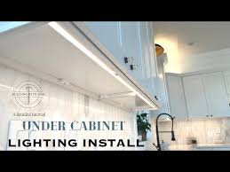 install led under cabinet lighting