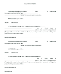 Ms Word Generic Rental Agreement Form Template Excel Lease