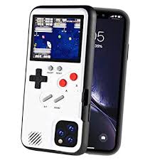 Best selection of retro games. Buy Pokpow Handheld Game Console Phone Case For Iphone 11 Case With Built In 36 Retro Games Compatible With Iphone 11 Anti Scratch Shock Absorption Cover White Online In Indonesia B07yhdkrz1