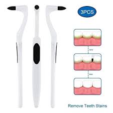 Plaque deposits are stuck to your teeth. Amazon Com Tooth Stain Remover Dental Plaque Tool Tartar Eraser Polisher Professional Teeth Whitening Polishing Cleaning Kit Home Calculus Removal Effectively Not Electric Cleaner Brush Dentist Beauty