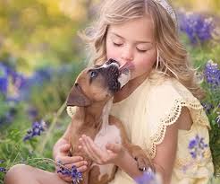 Image result for pictures of children and puppies