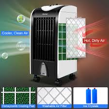 This evaporative air cooler, humidifier, and fan is versatile, lightweight and economical. Buy Costway Evaporative Portable Cooler Fan Humidify Online In Italy 583556782