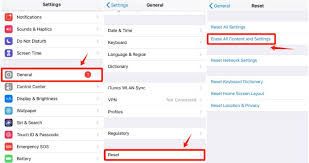 how to factory reset iphone without