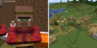 trading with villagers in minecraft