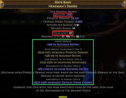 Path Of Exile 3 6 Synthesis Item Crafting Implicit Mods