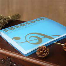 Livre De Partition Musicale 40 Feuilles, Classeur A4, Organisateur De  Documents, Accessoires De Stockage - Pièces Et Accessoires - AliExpress