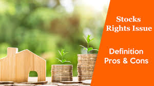 On the other hand, the issue of while right shares are offered to the shareholders at a price less than the existing market price. What Is Rights Issue Of Shares Definition Pros Cons