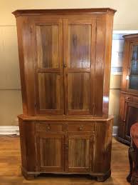 pine antique corner cabinets