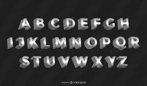 letras 3d vector graphics to