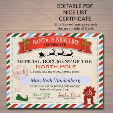 Try this template if you're looking for a certificate of completion for free download. Nice Naughty Certificates Tidylady Printables