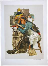 norman rockwell law student 1976 at
