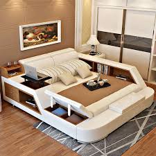 Bedroom furniture luxury king size modern. Luxury Bedroom Furniture Sets Modern Leather Queen Size Double Bed With Storage B Cheap Bedroom Furniture Sets Cheap Bedroom Furniture Luxury Bedroom Furniture