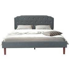 Queen Upholstered Bed Frame Adjustable