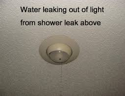 finding shower leaks