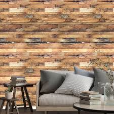 Wood Plank Shiplap Wallpaper Removable