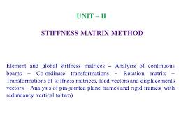 stiffness matrix method ppt