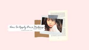 apply priia acne safe makeup