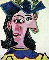 In picasso's work, the rose period was relatively short (from the fall 1904 until the end of 1906) and quite uneven. Pablo Picasso Frauenbuste Mit Hut Dora 1939 Kunstkauf24