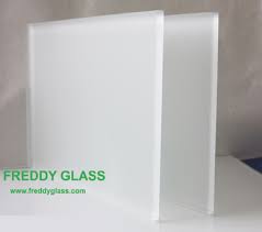 6mm Super Clear Frosted Glass Frosted