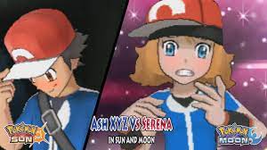 Pokemon Sun and Moon: Trainer Ash Vs Serena anime (Pokemon XYZ) - YouTube