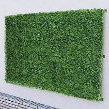 Outdoor Faux Boxwood Hedge Wall Panel
