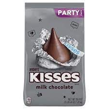 kisses milk chocolate candy party pack