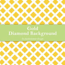 Gold Diamond Pattern Background