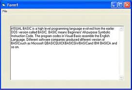 creating files in isual basic