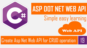 create asp net web api for crud