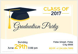 10 Best Graduation Party Invitation Card Templates Ms Word