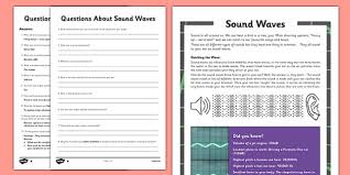 The complexity of the texts and exercises increase with each successive level. Year 4 Sound Waves Differentiated Reading Comprehension Activity