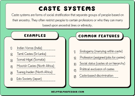 7 caste system exles 2024