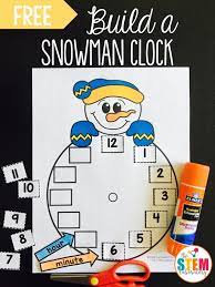 Learn with flashcards, games and more — for free. Build A Snowman Clock The Stem Laboratory Teaching Time Telling Time Activities Preschool Kids